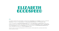 Desktop Screenshot of elizabethgoodspeed.com